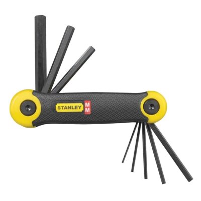 Stanley Folding Locking Hex Keys – Metric | DWHT0-70263