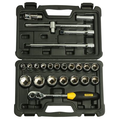 Stanley 24 PC 1/2 SQ. DRIVE 6 PT SOCKET SET | STMT72795-8