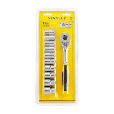 Stanley 1/2 DR 11 PCS PEAR HEAD RATCHET SET MET | STMT45501